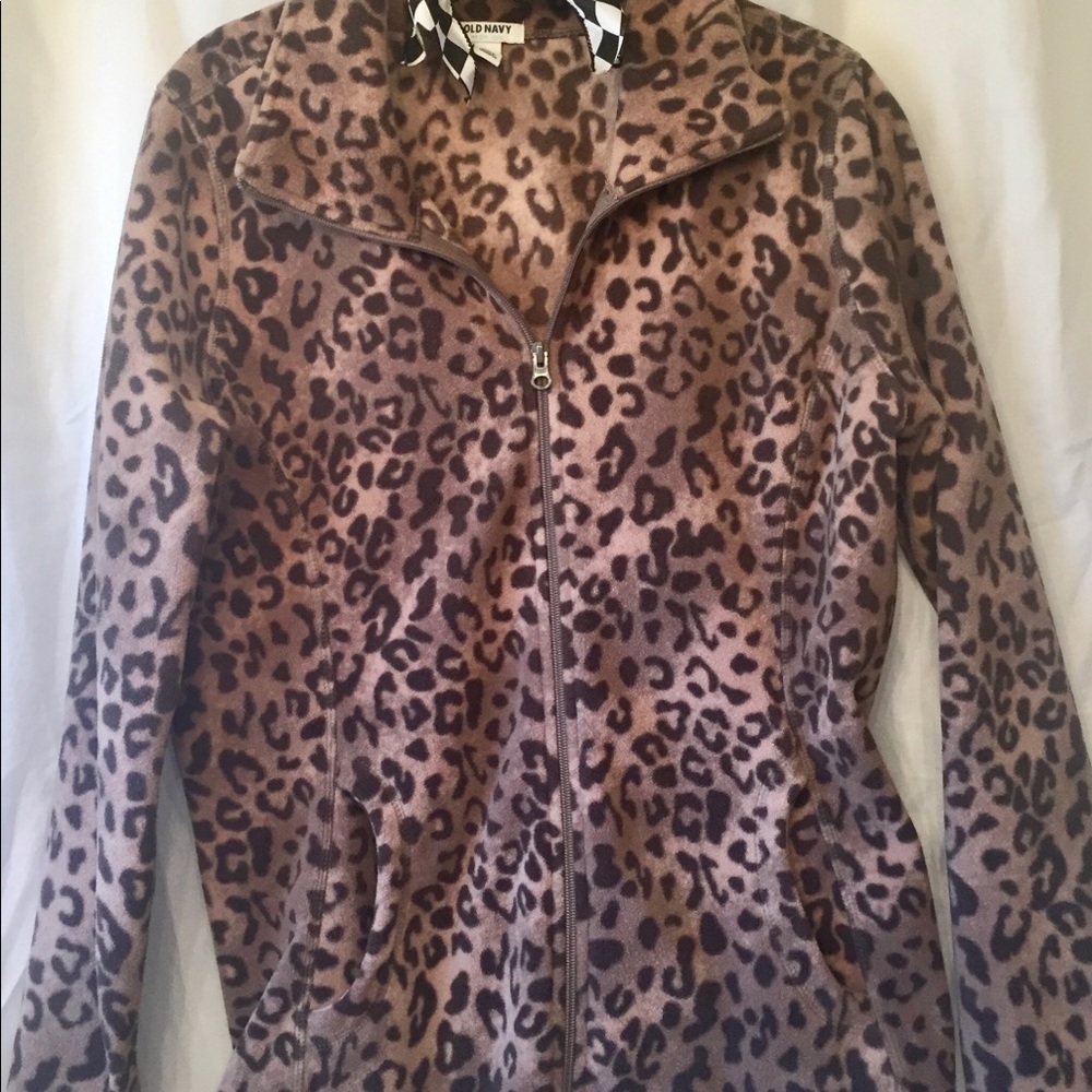 Women’s Fleece Zip-Up from Old Navy, size Large